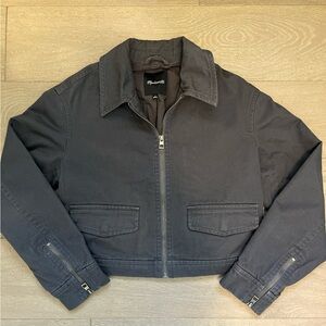 Madewell cropped utility jacket